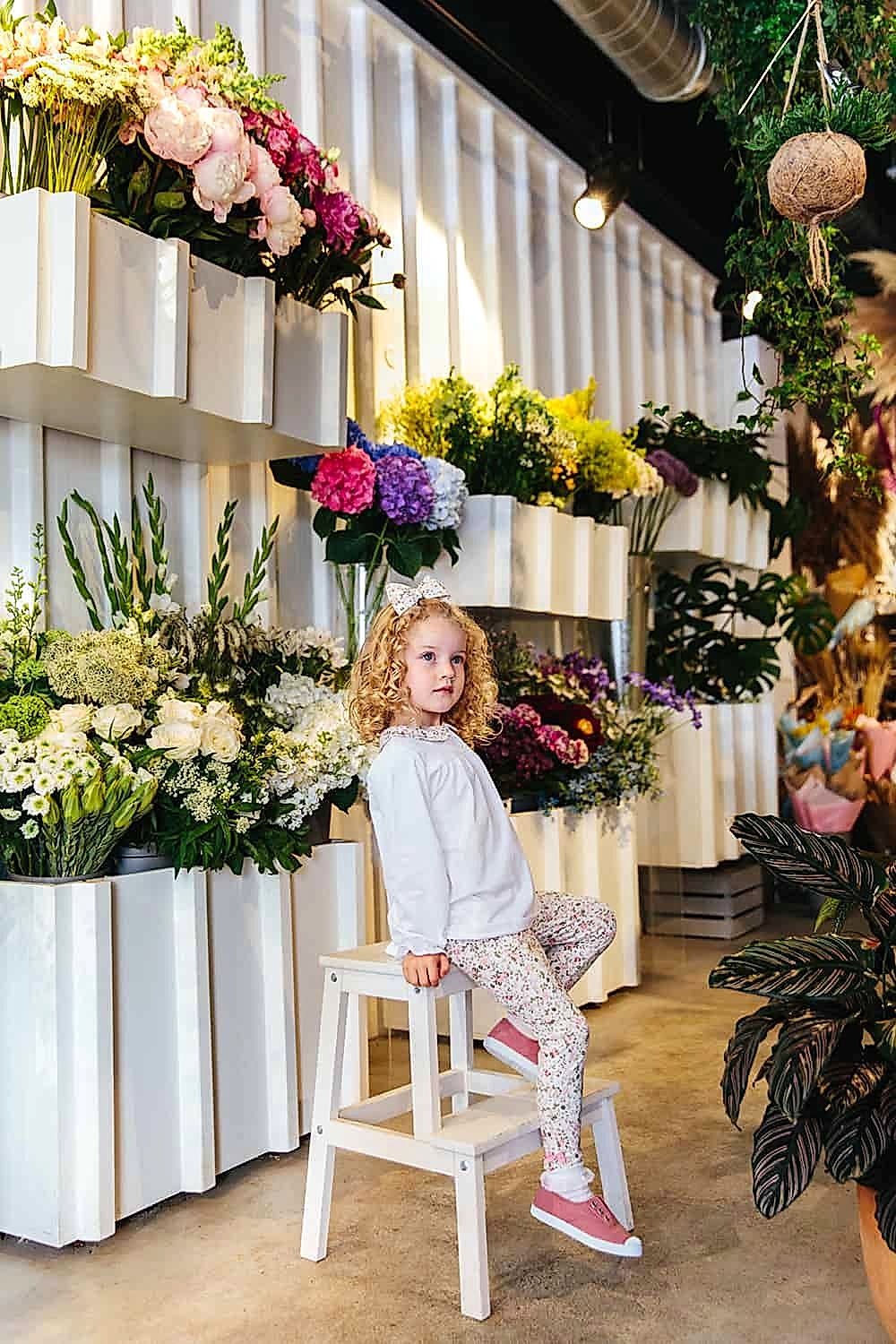 Trotters London Pink Floral Arabella Jersey Leggings